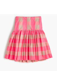 neon pink plaid skirt