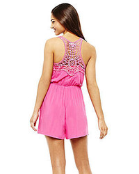 Nanette Lepore L Amour By Lamour By Sleeveless Cross Front Romper