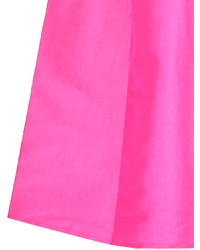 Choies Pink Midi Skater Skirt