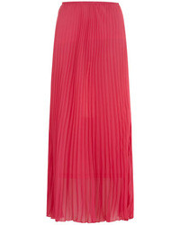 Dorothy Perkins Hot Pink Pleated Maxi Skirt