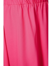 Missguided Pink Crepe Midi Skirt