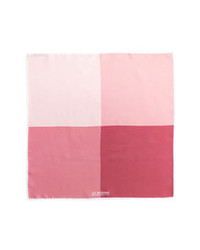 J.Z. Richards Silk Pocket Square Pink One Size