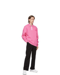 Acne Studios Pink Point Collar Oversized Sweatshirt