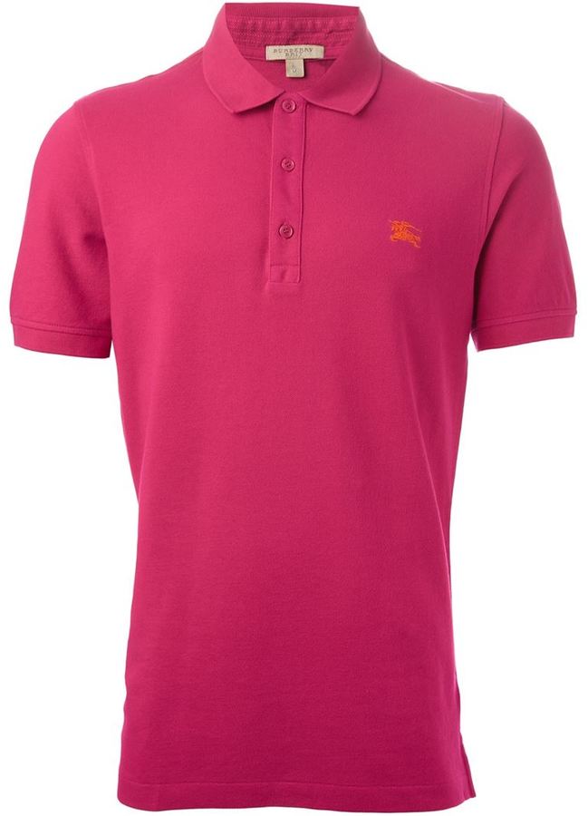 burberry polo shirt pink