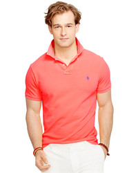 Polo Ralph Lauren Custom Fit Neon Mesh Polo Shirt