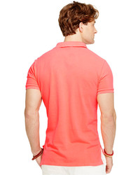 Polo Ralph Lauren Custom Fit Neon Mesh Polo Shirt