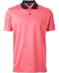 Lanvin Contrasting Collar Polo Shirt