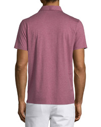Michael Kors Michl Kors Cotton Silk Short Sleeve Polo Shirt