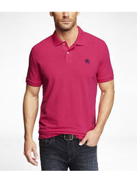 Express Modern Fit Small Lion Pique Polo