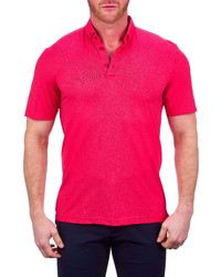 Maceoo Mozartheatherstretch Red Polo