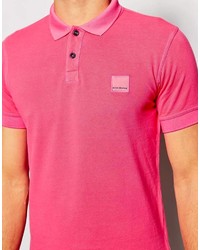 Boss Orange Polo Shirt With Logo In Slim Fit