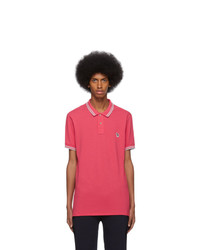 Ps By Paul Smith Red And Grey Zebra Polo