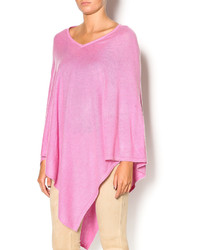 Lhm Designs Pink Cashmere Poncho