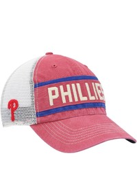 '47 Red Philadelphia Phillies Juncture Clean Up Trucker Snapback Hat