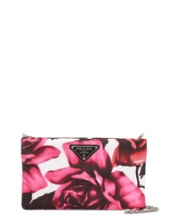 Prada Roses Nylon Shoulder Bag