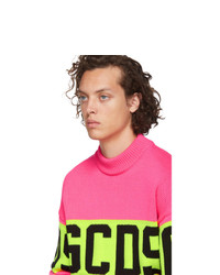 Gcds Pink Logo Sweater