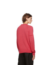 Givenchy Pink Split Logo Sweater