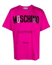 Moschino Appliqu Logo Short Sleeve T Shirt