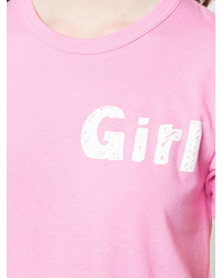 Comme des Garcons Comme Des Garons Girl Girl Print T Shirt