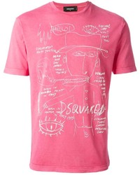 DSQUARED2 Embroidered T Shirt