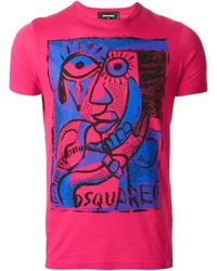 DSQUARED2 Psychedelic Print T Shirt