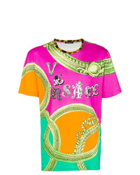 Versace Flamboyant Print T Shirt