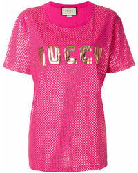 Gucci Guccy Print T Shirt