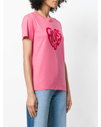 Fiorucci Heart Logo Print T Shirt