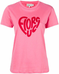 Fiorucci Heart Logo Print T Shirt