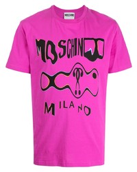 Moschino Logo Crew Neck T Shirt