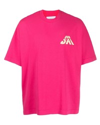 Bonsai Logo Print Cotton T Shirt