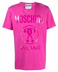 Moschino Logo Print Short Sleeve T Shirt