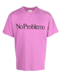 Aries No Problemo Logo T Shirt