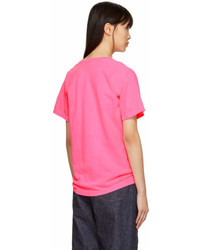 Noah Nyc Pink Pocket T Shirt
