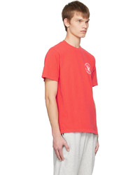 Sporty & Rich Orange Printed T Shirt