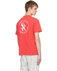 Sporty & Rich Orange Printed T Shirt