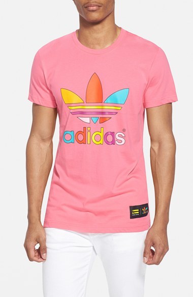 adidas hot pink shirt