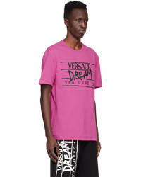 Versace Pink Cotton T Shirt