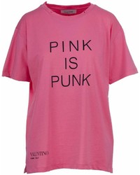 Valentino Pink Is Punk Print T Shirt
