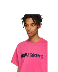 Noon Goons Pink Leopard Logo T Shirt