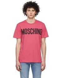Moschino Pink Logo T Shirt