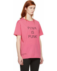 Valentino Pink Pink Is Punk T Shirt
