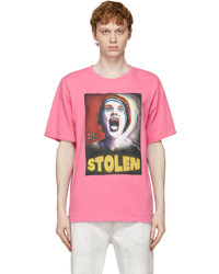 Stolen Girlfriends Club Pink Skream T Shirt