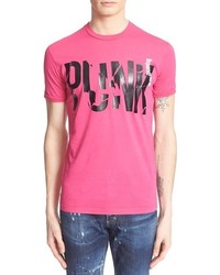 DSQUARED2 Punk Graphic Cotton T Shirt