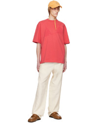 Jacquemus Red Le T Shirt Bikini T Shirt