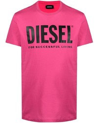 Diesel T Diego Logo Logo Print Cotton T Shirt