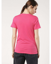Diesel T Shirts 0satd Pink L