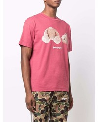 Palm Angels Teddy Bear Print T Shirt