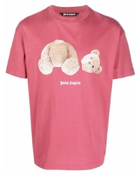Palm Angels Teddy Bear Print T Shirt