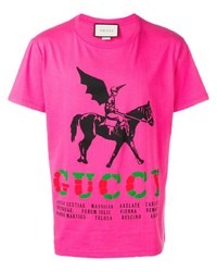 Gucci Winged Jockey Logo T Shirt